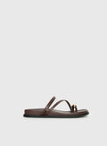 Therapy Alba Hardware Detail Sandals Chocolate
