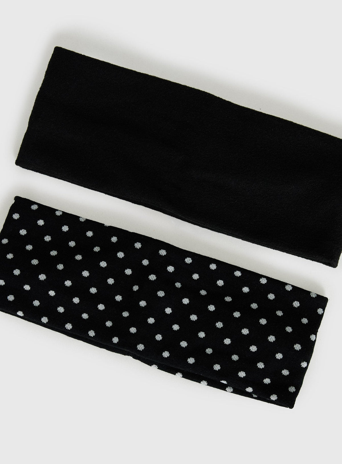 The Juney Headband Pack Black Polka Dot