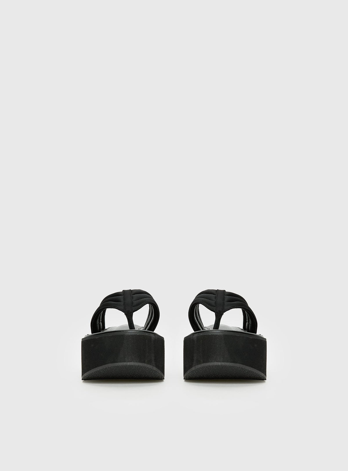 Therapy Bri Platform Thong Sandals Black
