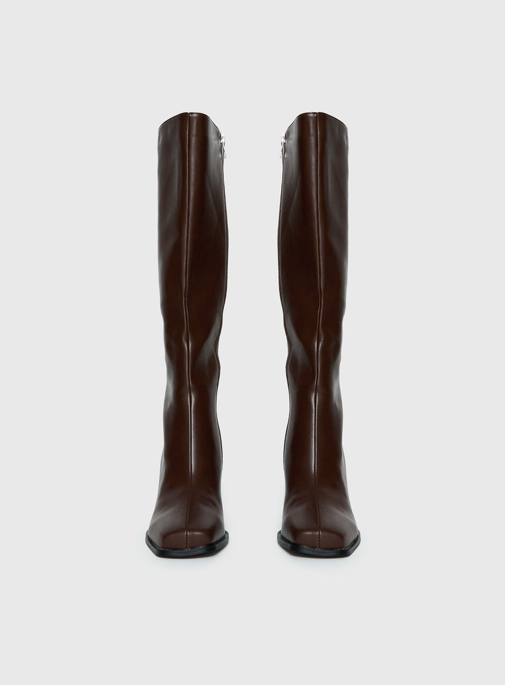 Renzo Knee High Boots Brown