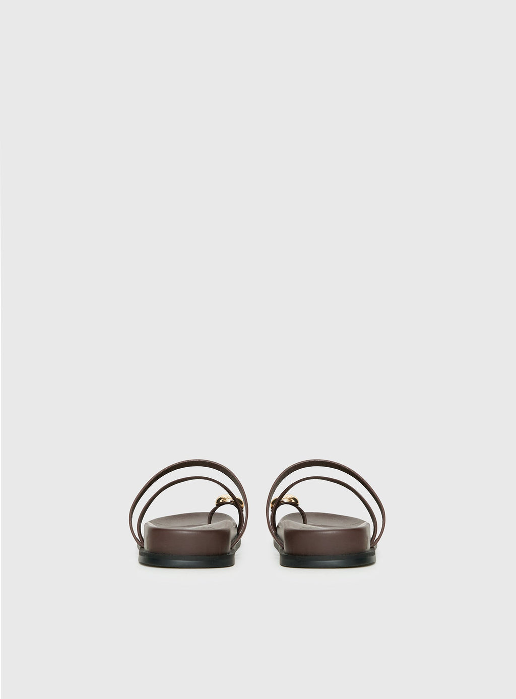 Therapy Alba Hardware Detail Sandals Chocolate