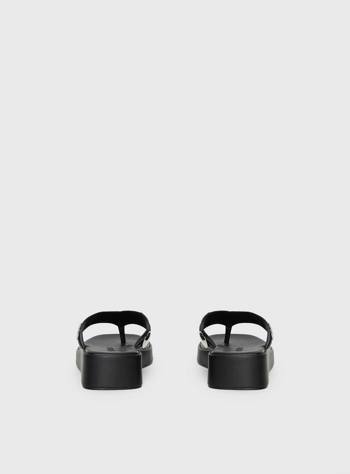 Paislee Stud Detail Sandals Black