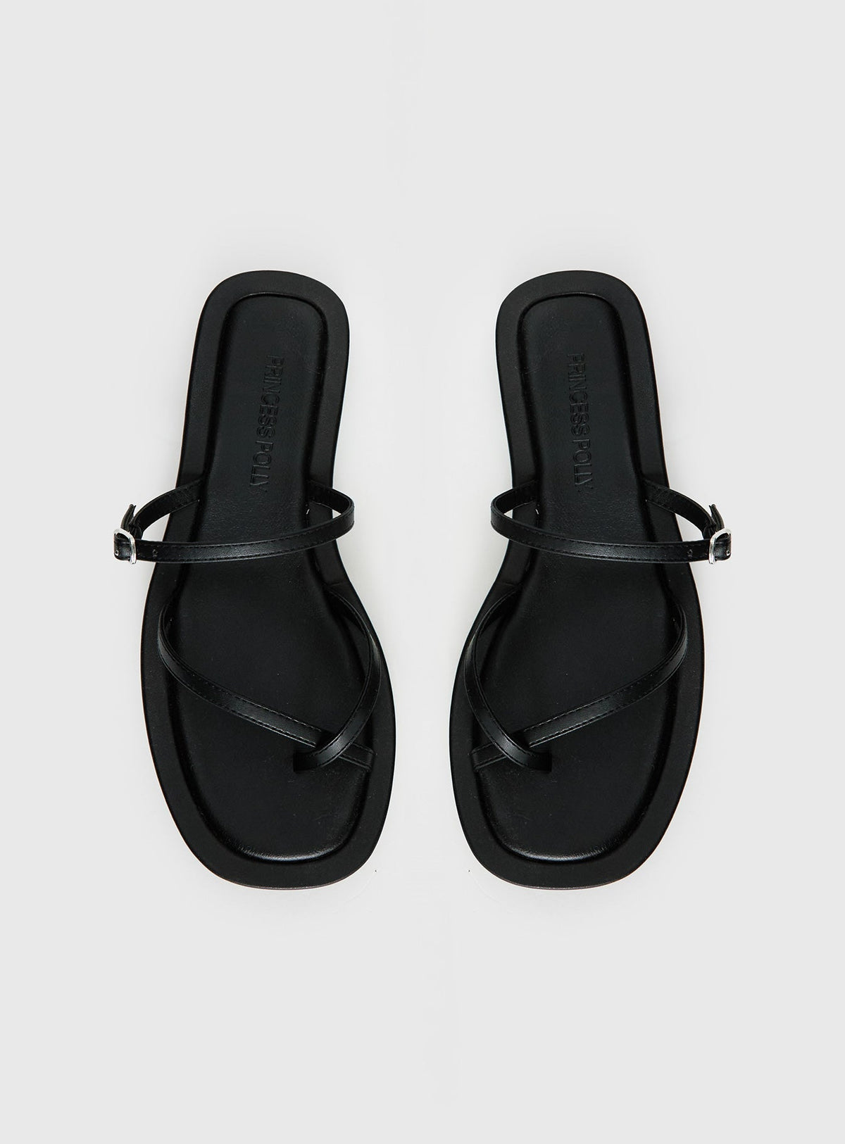 Riki Mini Belt Sandals Black
