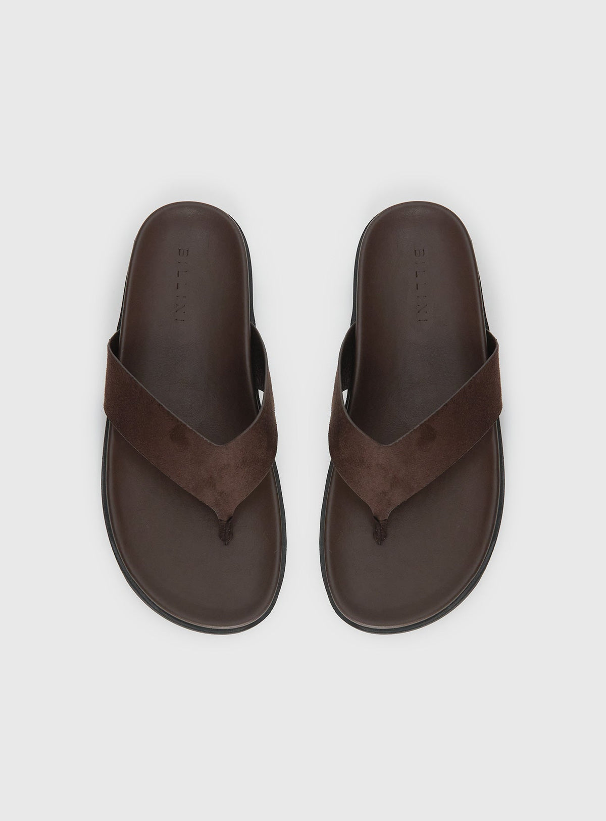 Billini Aila Sandals Dark Cacao Faux Suede