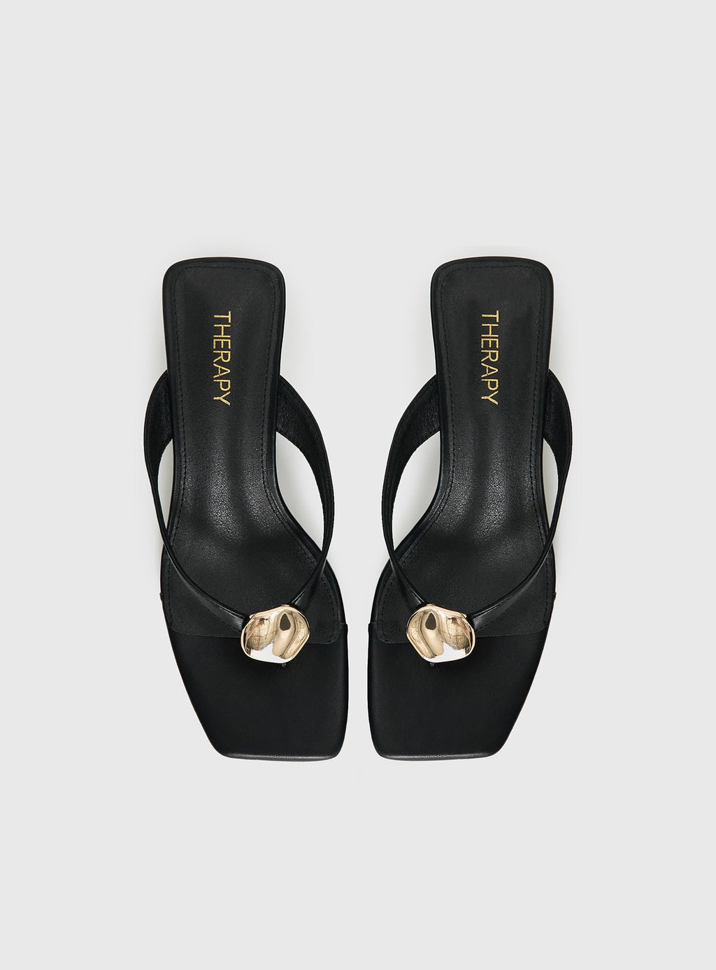 Therapy Slant Heels Black