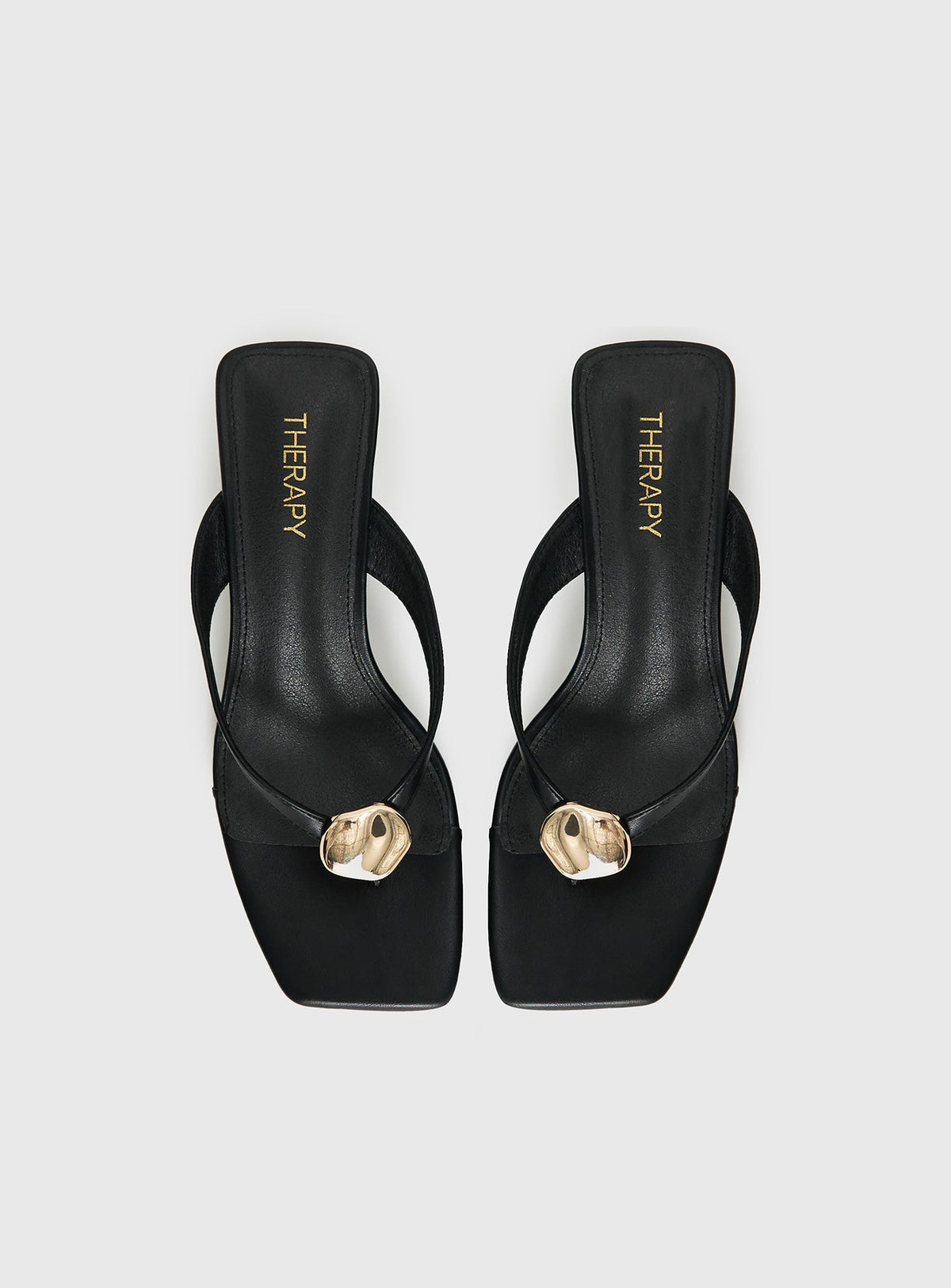 Therapy Slant Heels Black