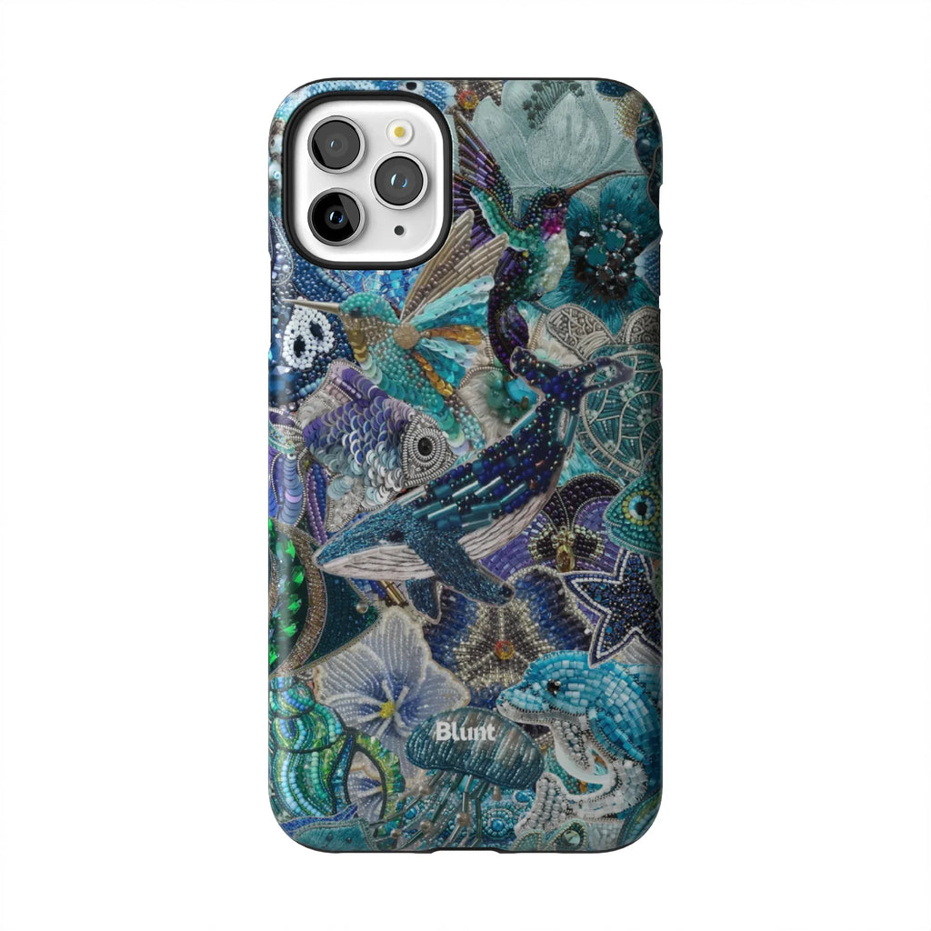 Blue Crush iPhone Case