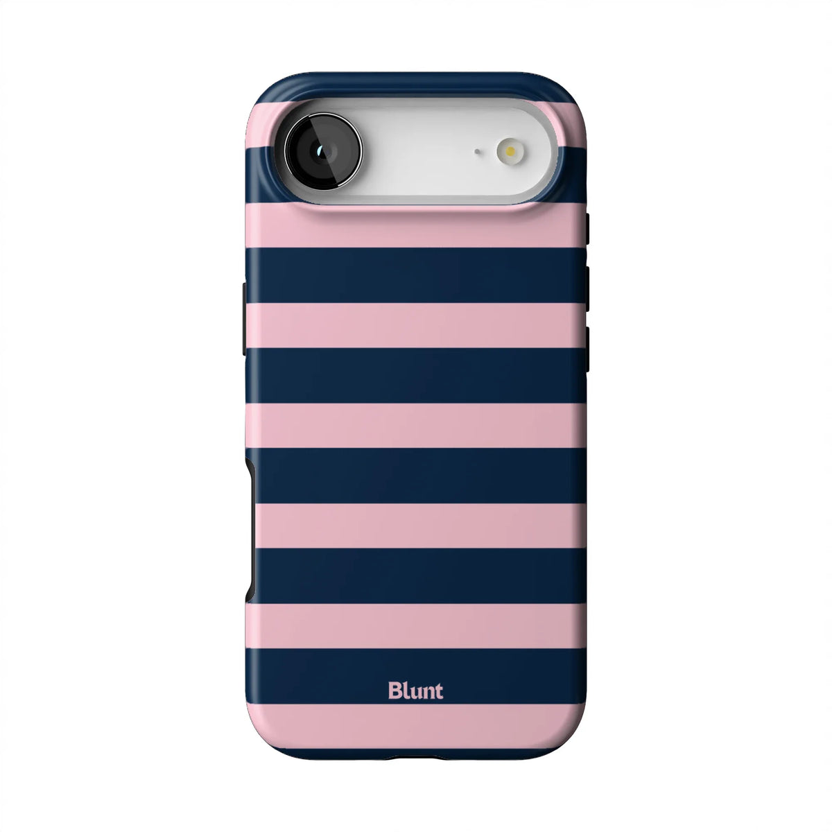 Blueberry Blush Stripe iPhone Case