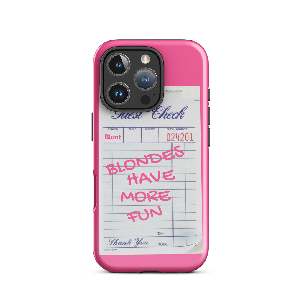 Blondes Have More Fun iPhone Case