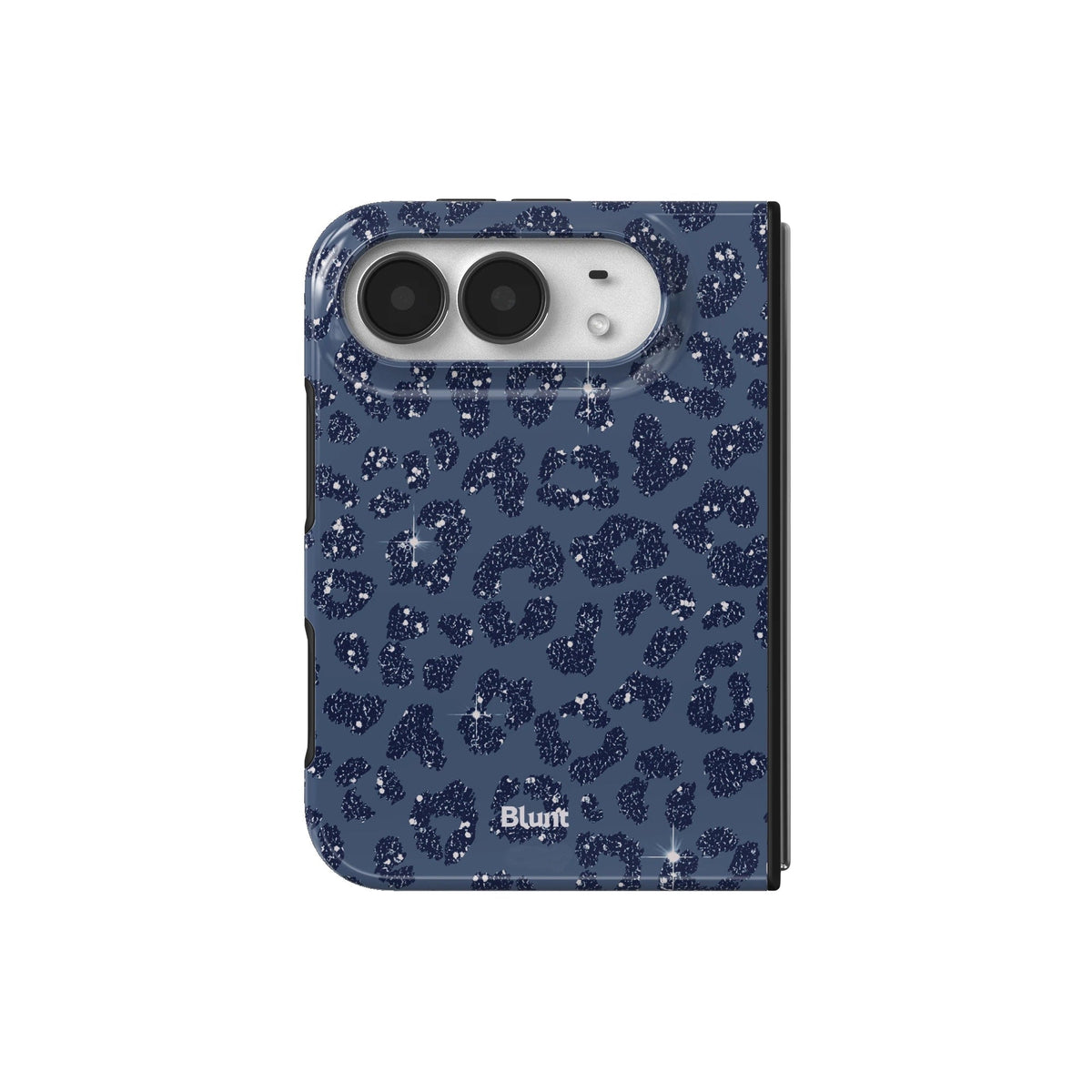 Blue Cheetah Print iPhone Case