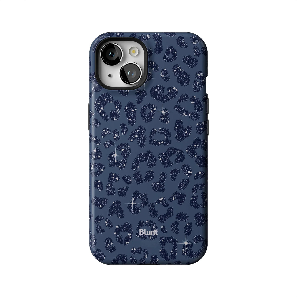 Blue Cheetah Print iPhone Case