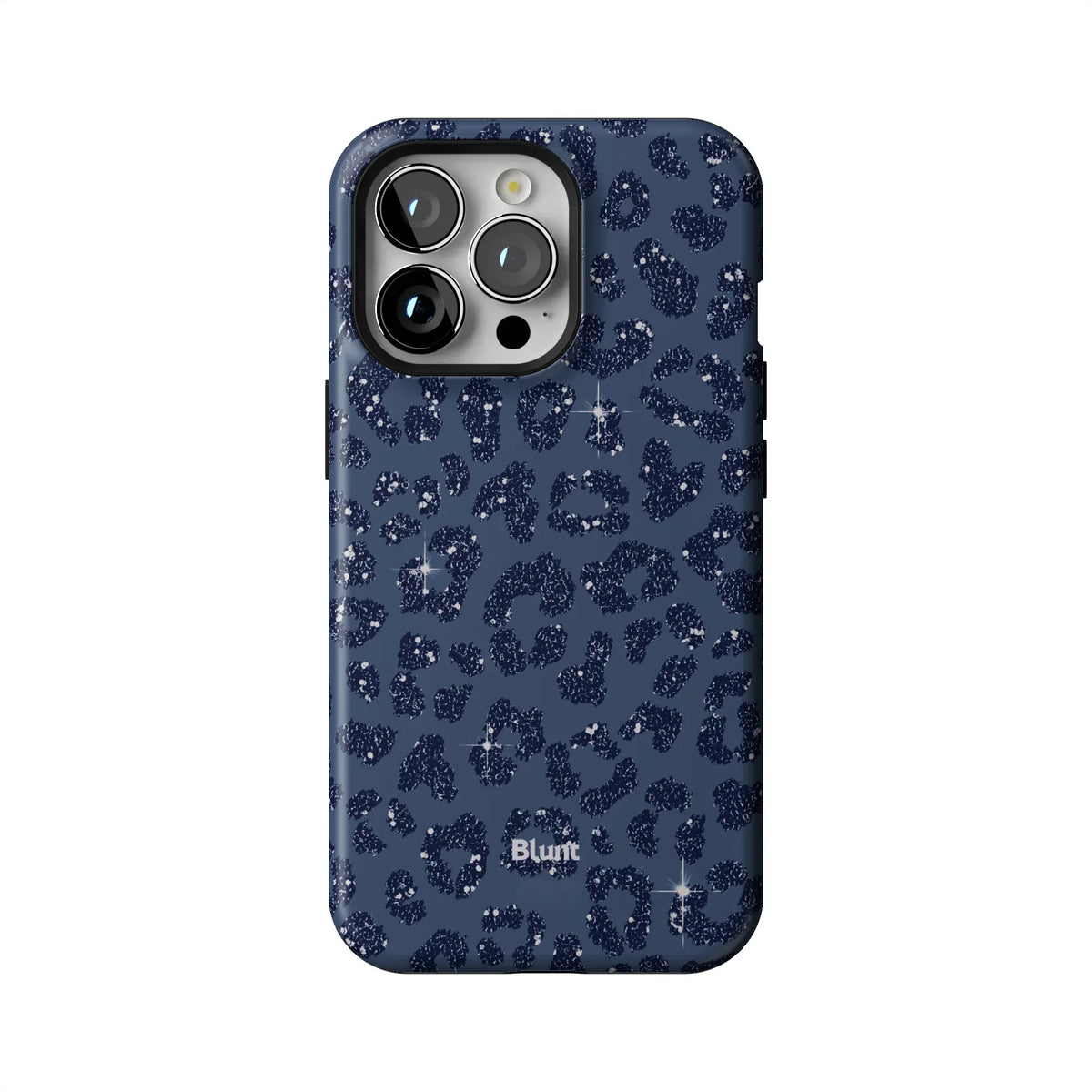Blue Cheetah Print iPhone Case