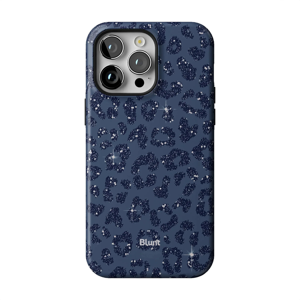Blue Cheetah Print iPhone Case