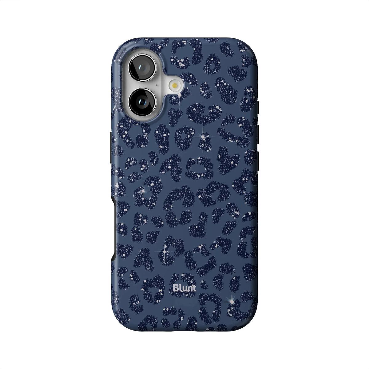 Blue Cheetah Print iPhone Case