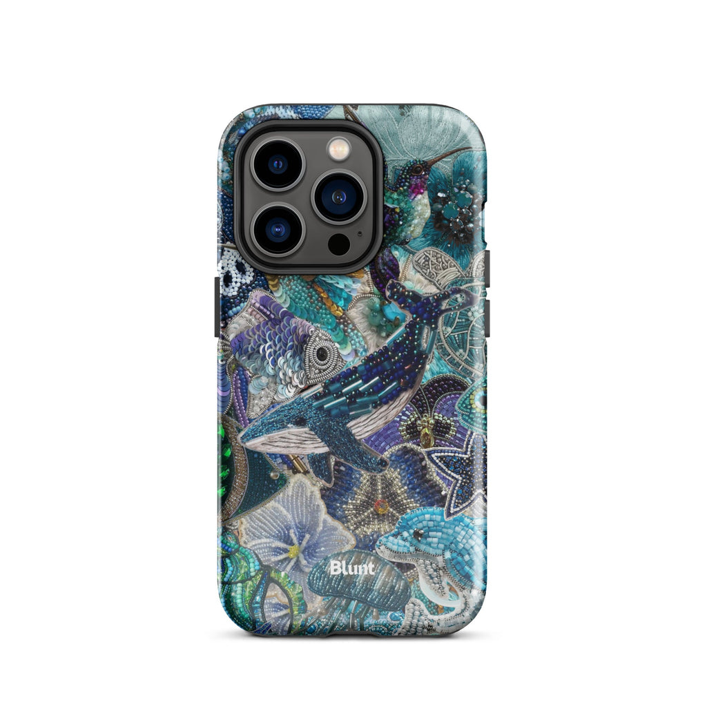 Blue Crush iPhone Case