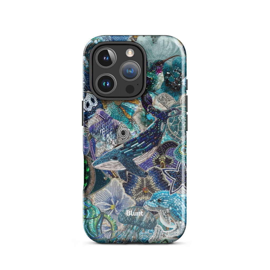 Blue Crush iPhone Case
