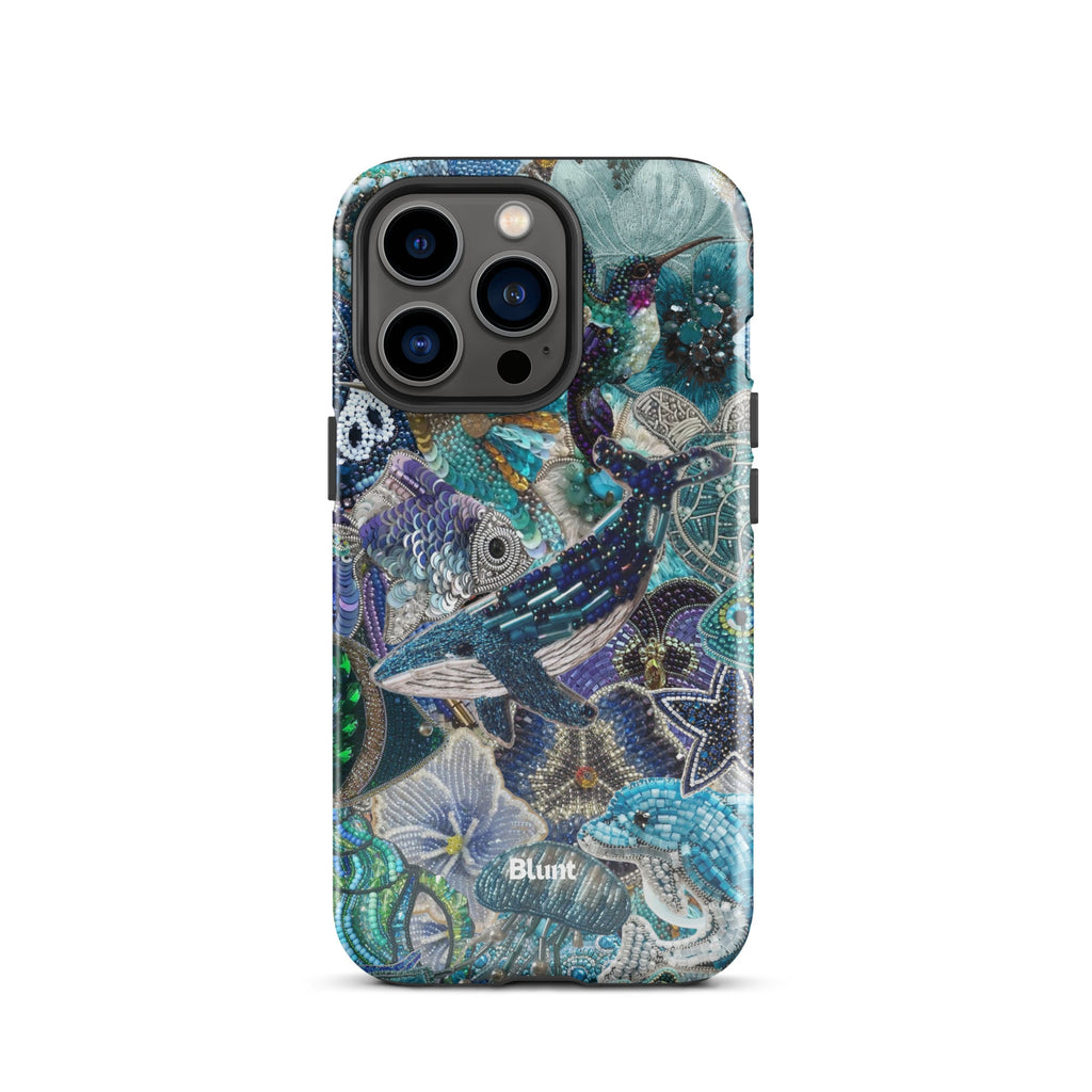 Blue Crush iPhone Case