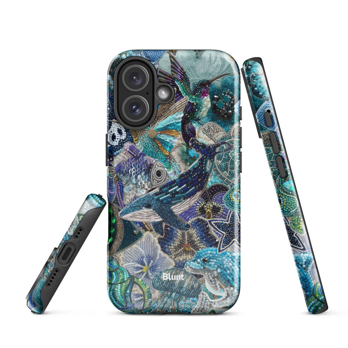 Blue Crush iPhone Case