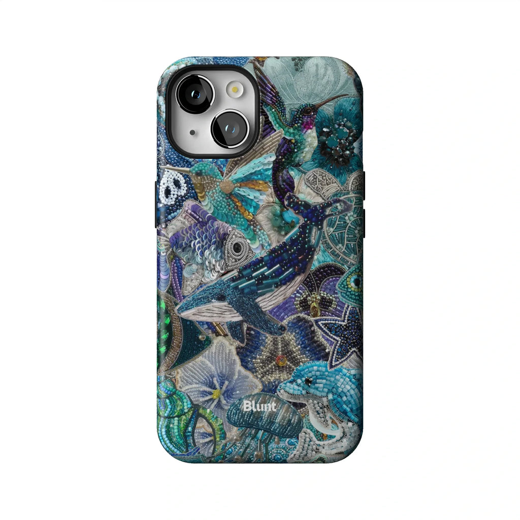 Blue Crush iPhone Case
