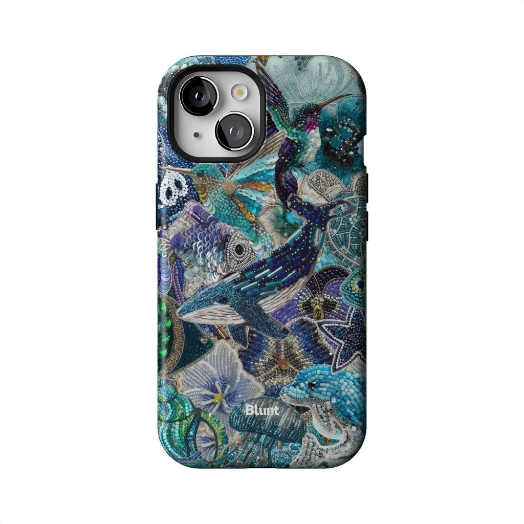 Blue Crush iPhone Case