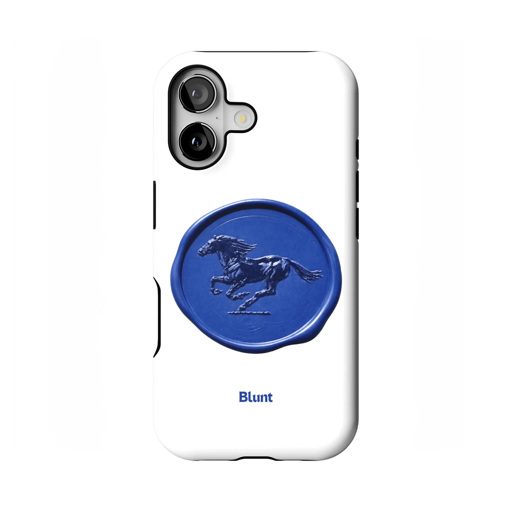 Blue Neigh iPhone Case