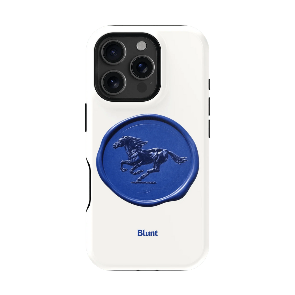 Blue Neigh iPhone Case