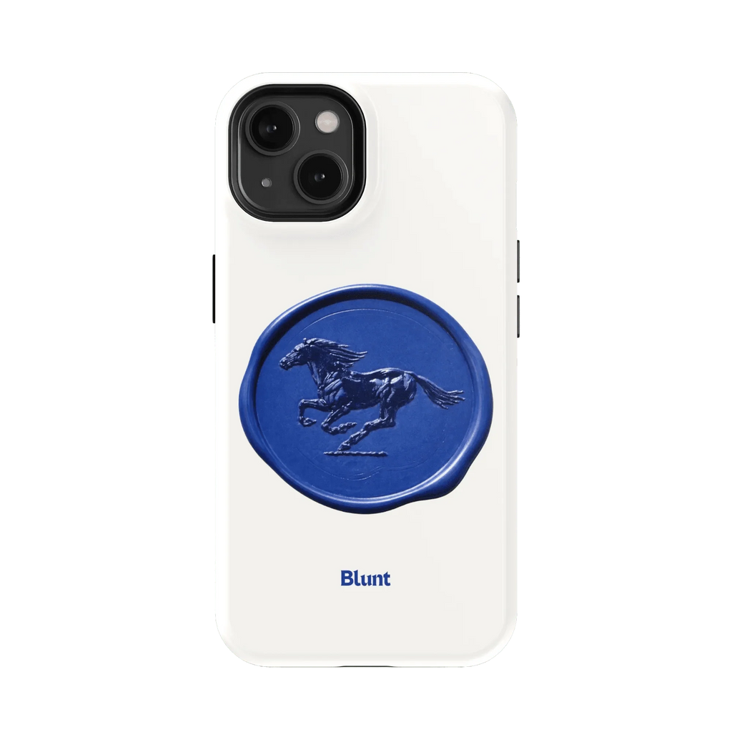Blue Neigh iPhone Case