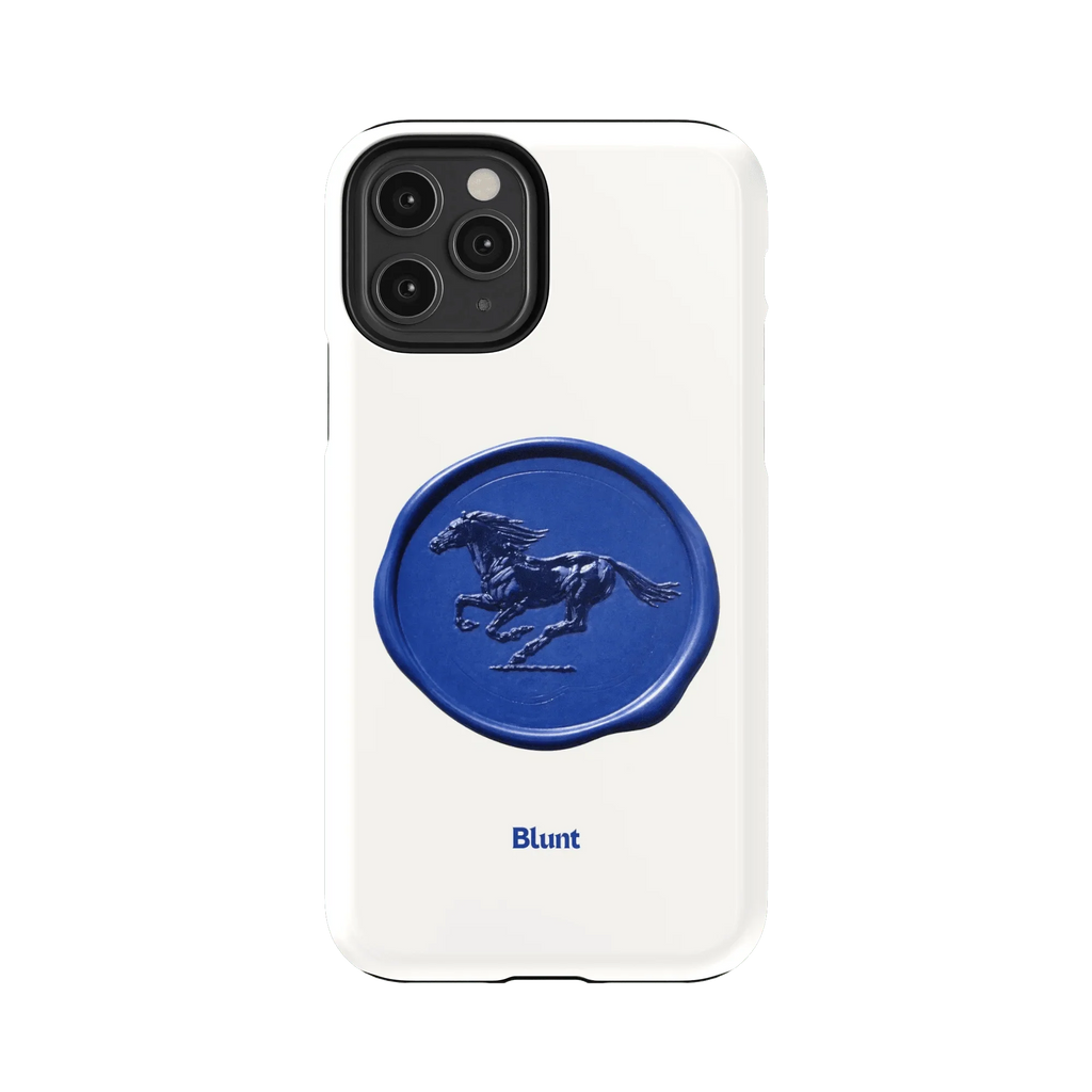 Blue Neigh iPhone Case