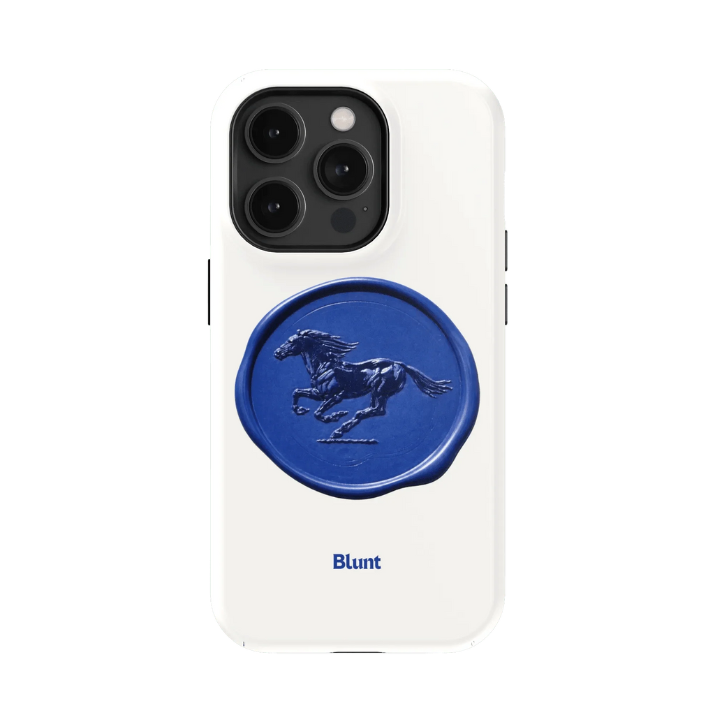 Blue Neigh iPhone Case