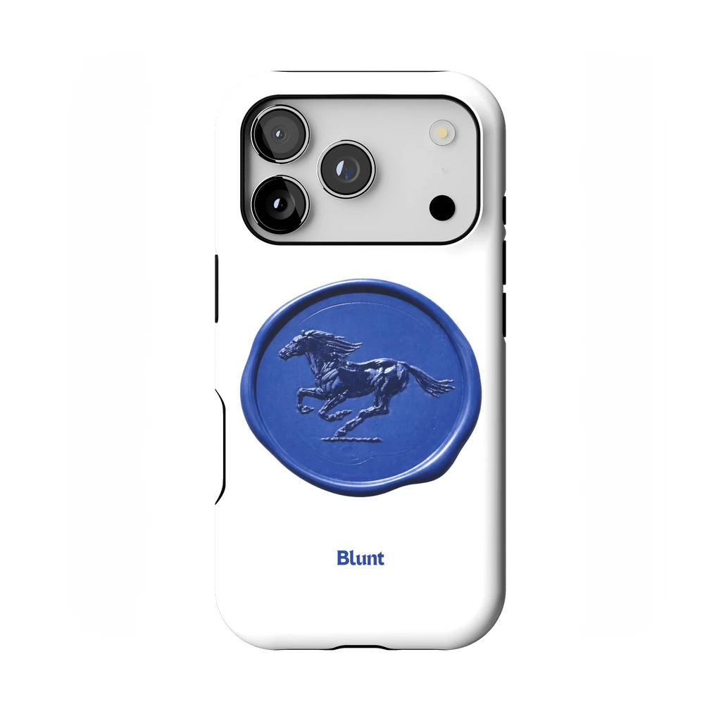 Blue Neigh iPhone Case