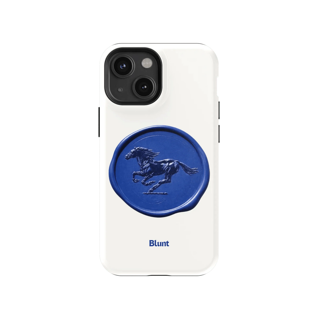Blue Neigh iPhone Case