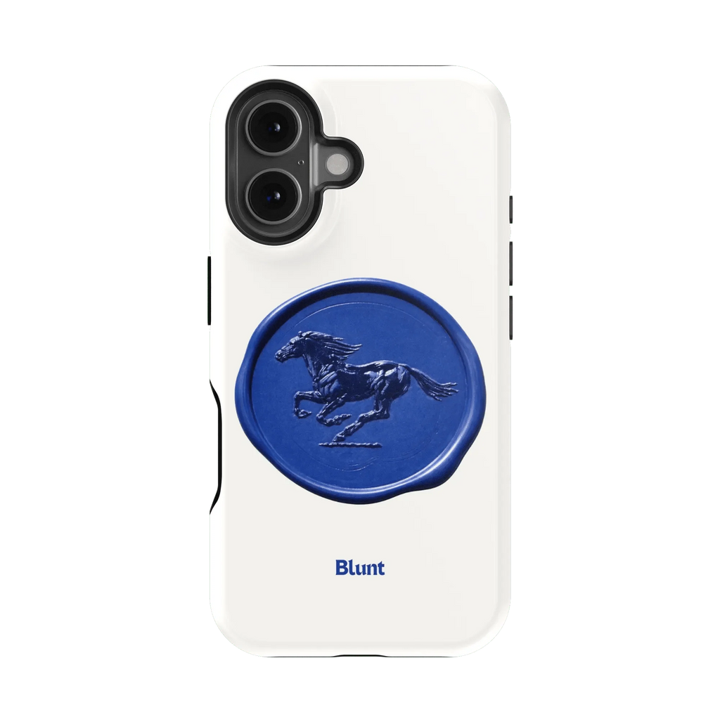 Blue Neigh iPhone Case