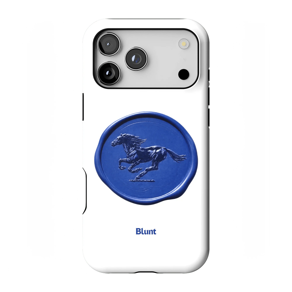 Blue Neigh iPhone Case