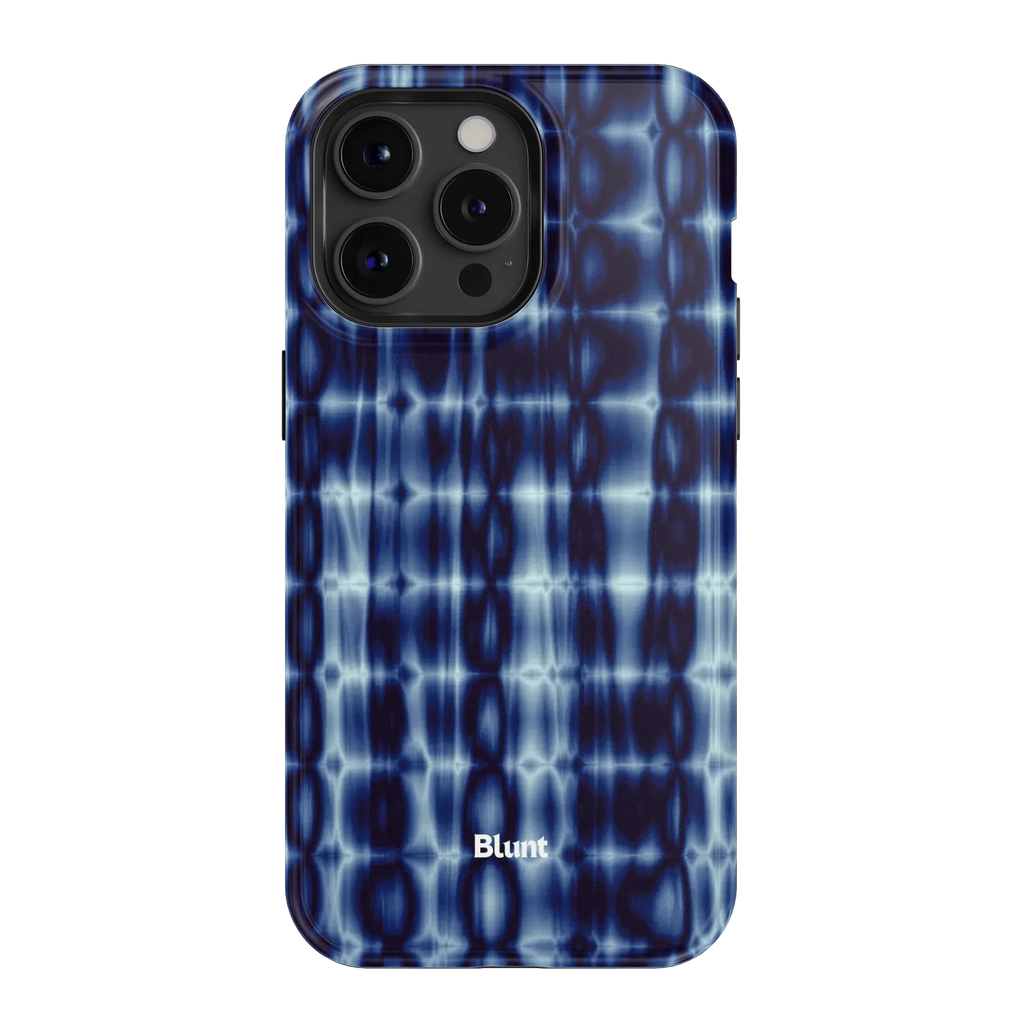 Blue Ripple iPhone Case