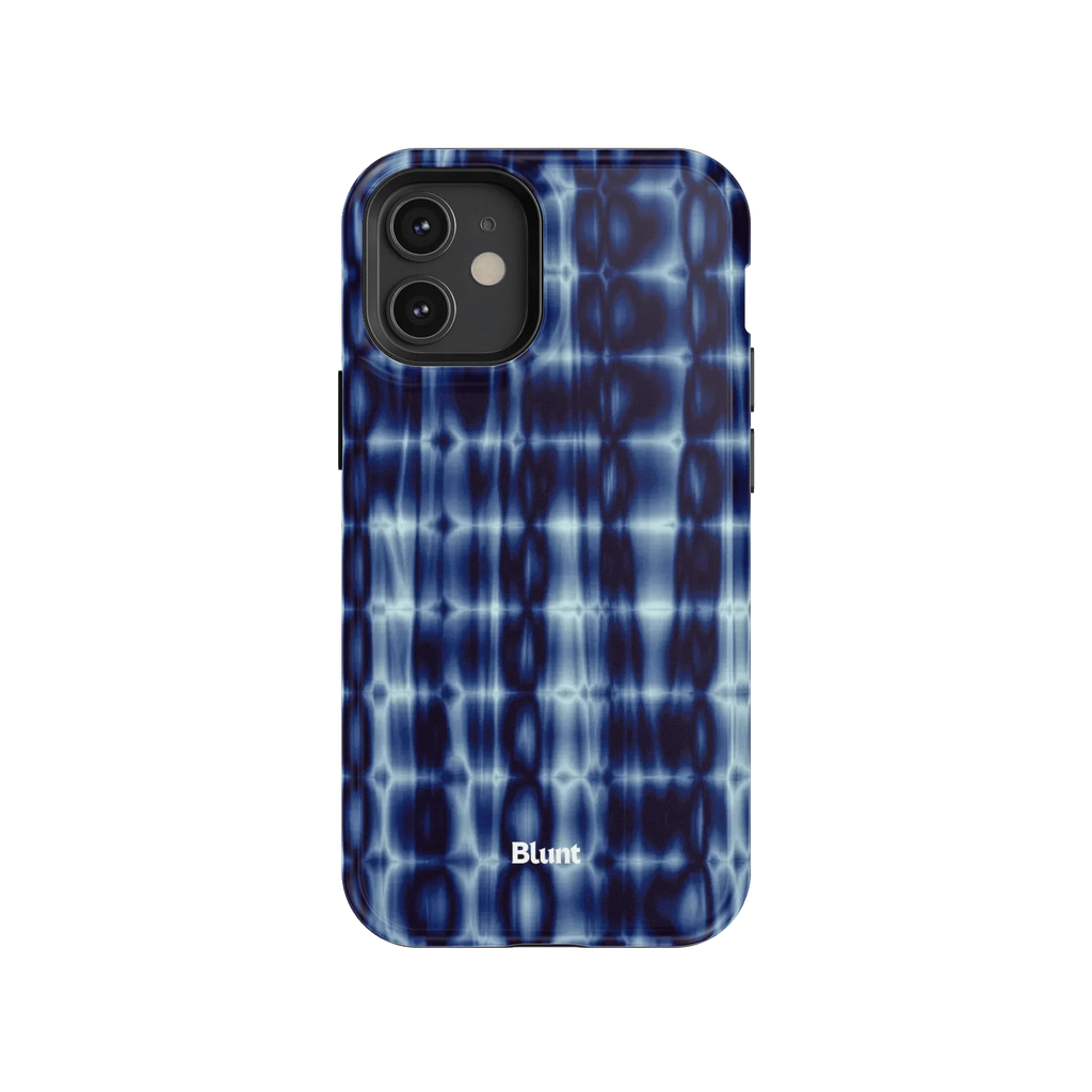 Blue Ripple iPhone Case