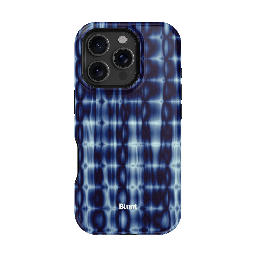Blue Ripple iPhone Case