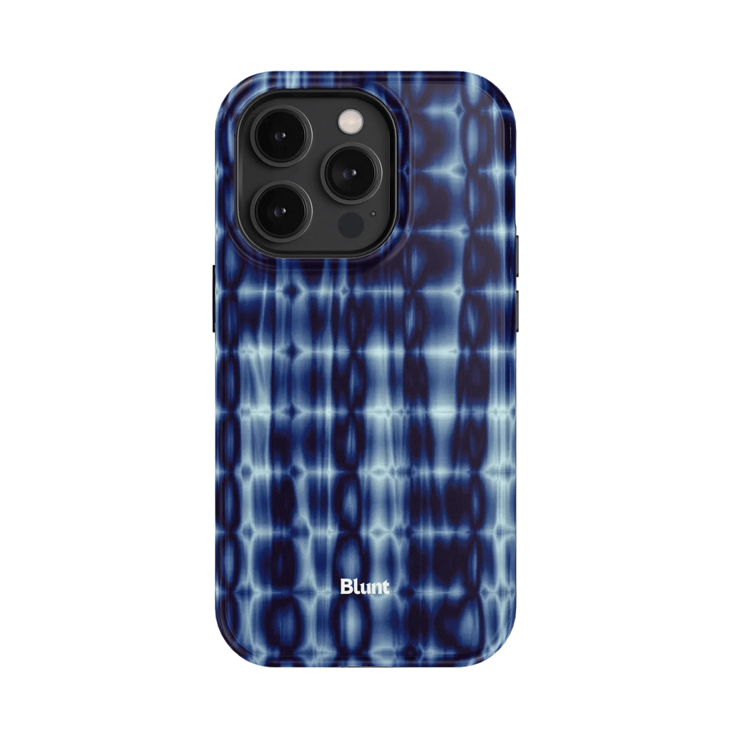 Blue Ripple iPhone Case