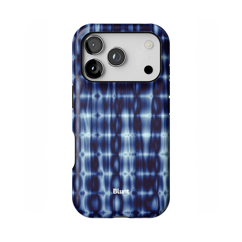 Blue Ripple iPhone Case