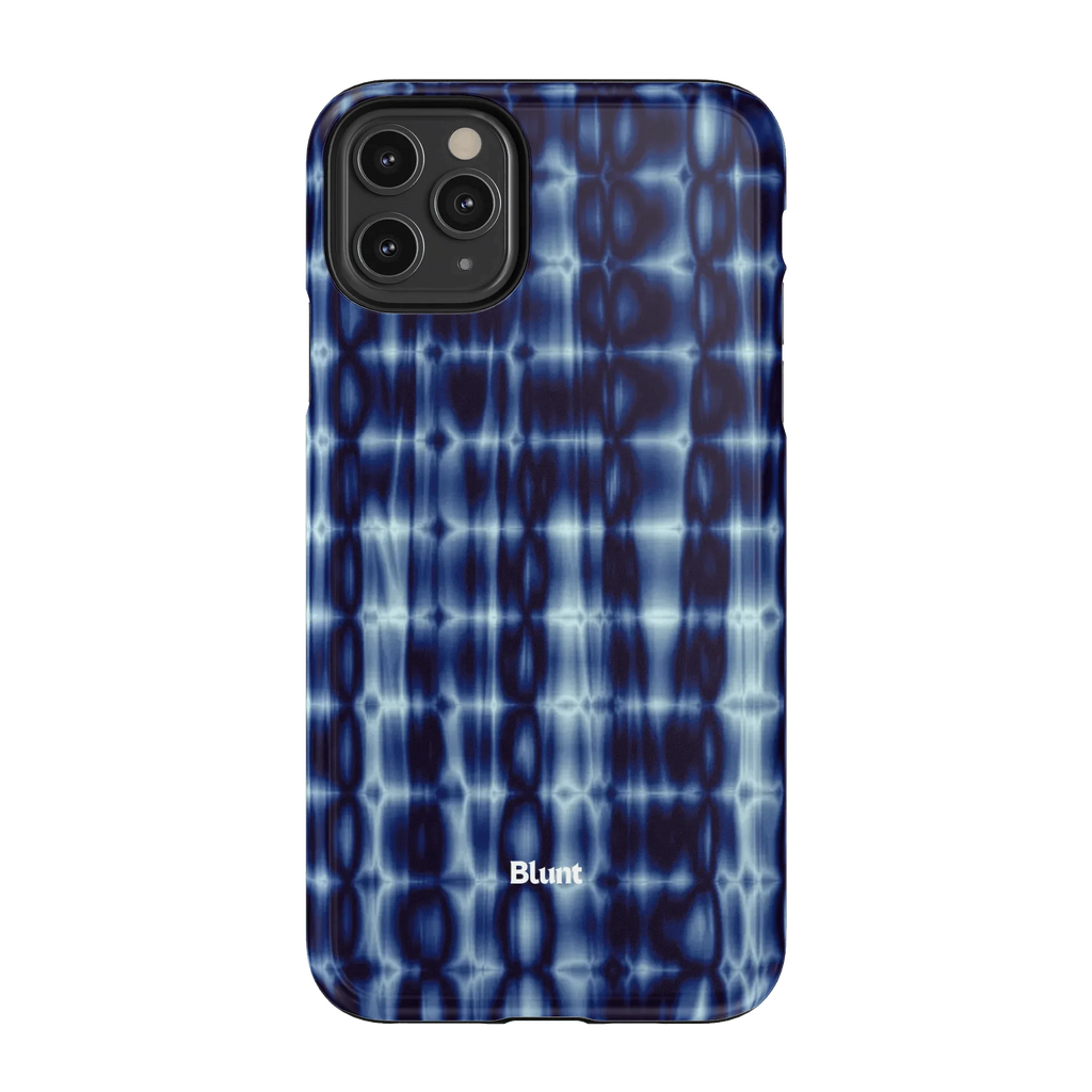 Blue Ripple iPhone Case