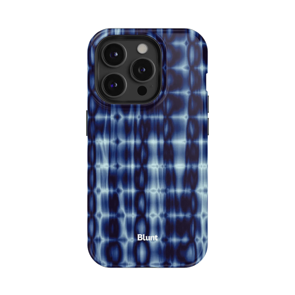 Blue Ripple iPhone Case