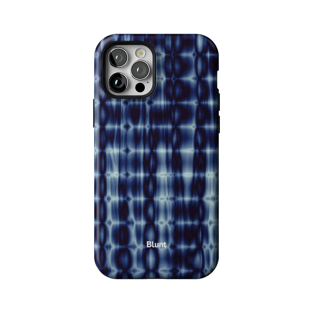 Blue Ripple iPhone Case