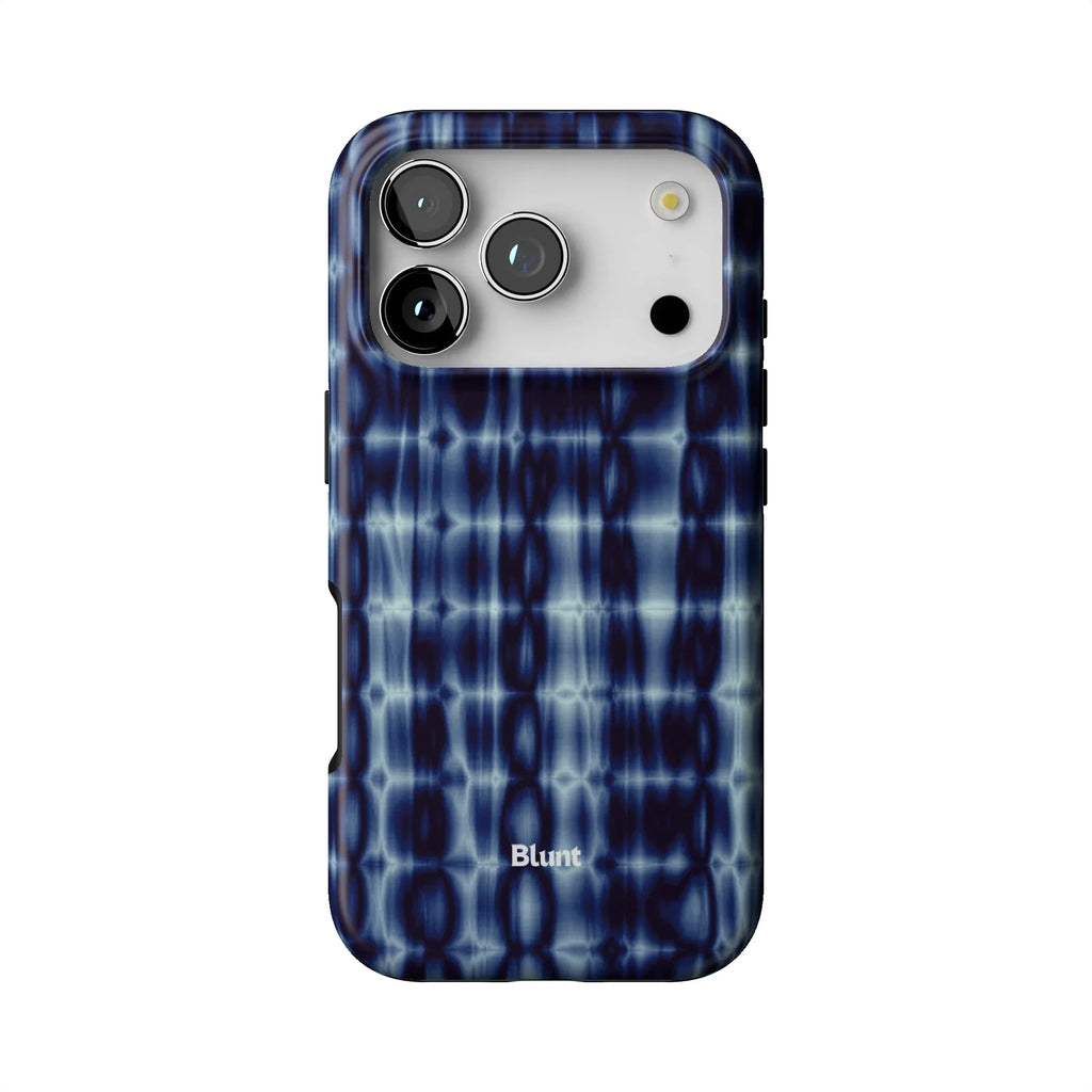 Blue Ripple iPhone Case