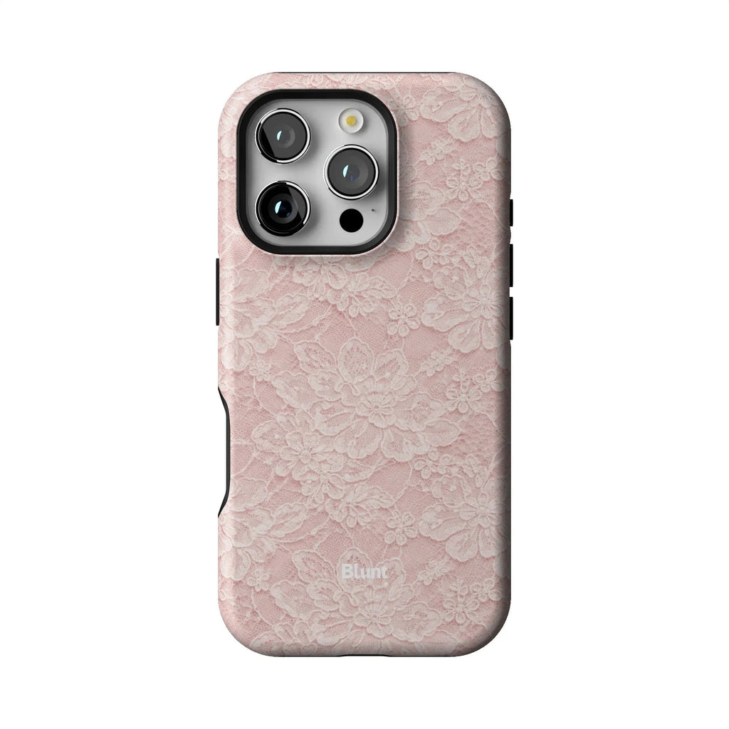 Blush Lace iPhone Case