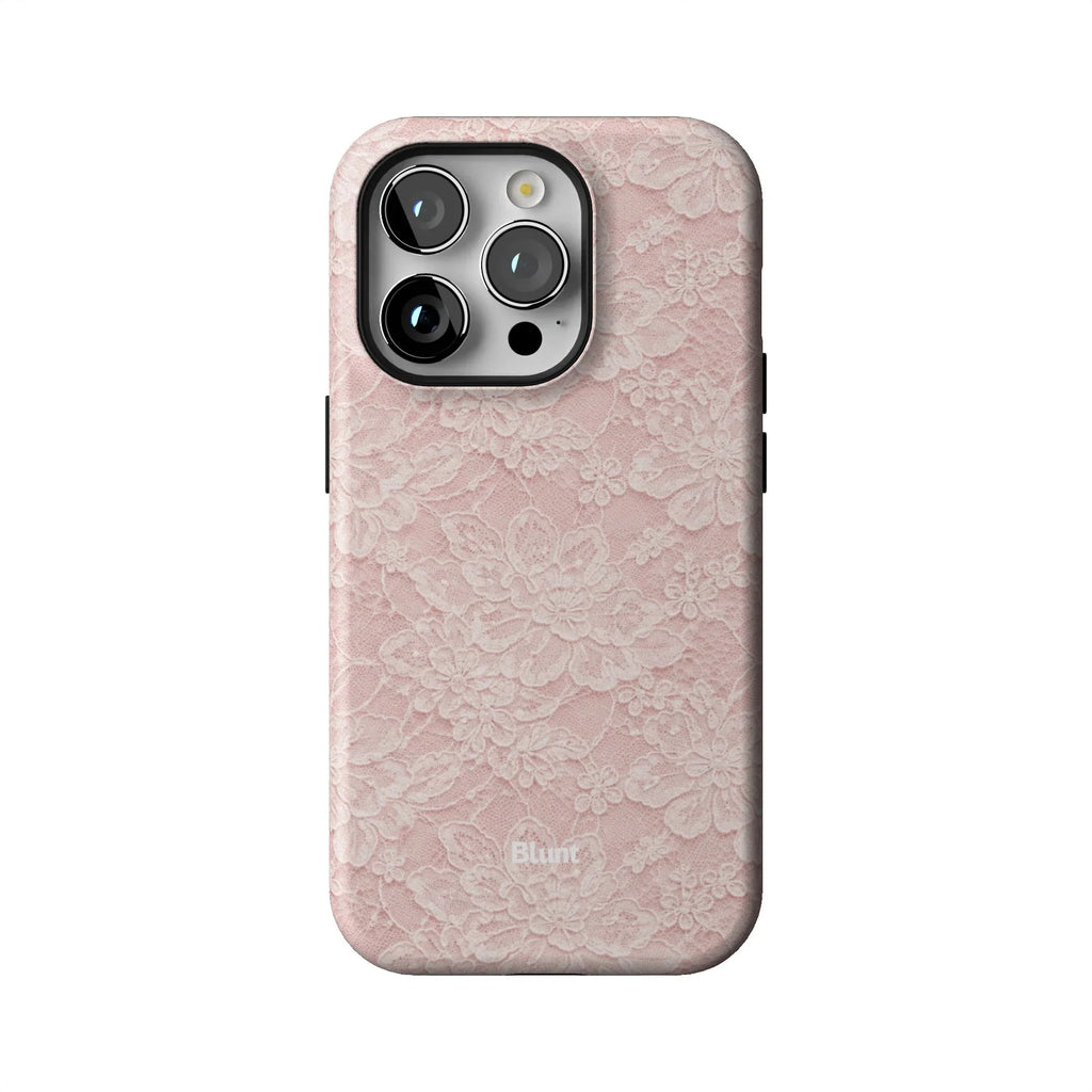 Blush Lace iPhone Case