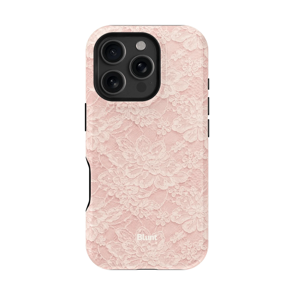 Blush Lace iPhone Case