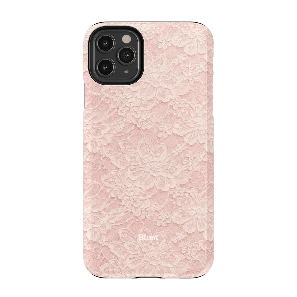Blush Lace iPhone Case