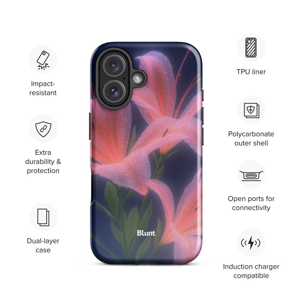 Blush Lily iPhone Case