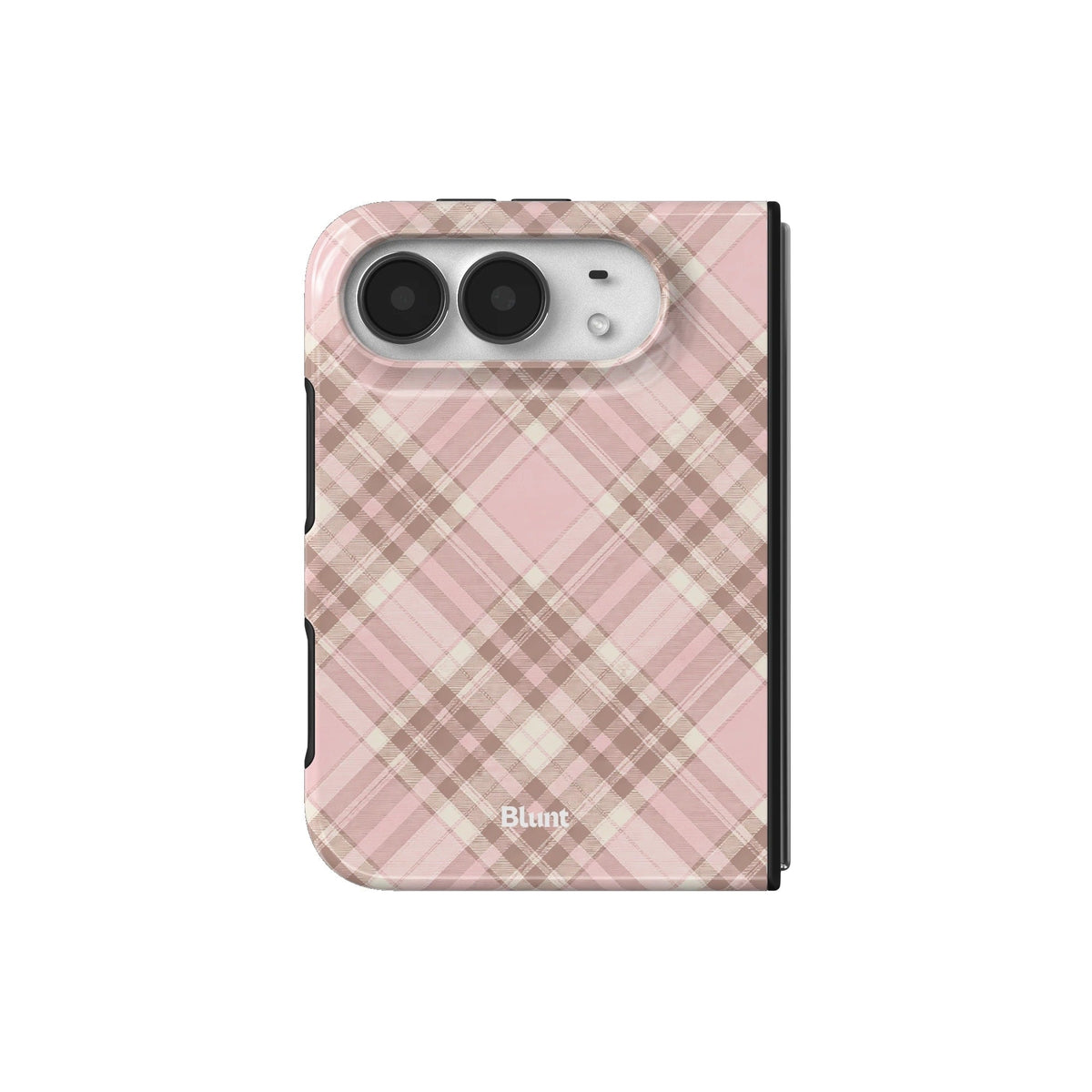 Blush Plaid iPhone Case