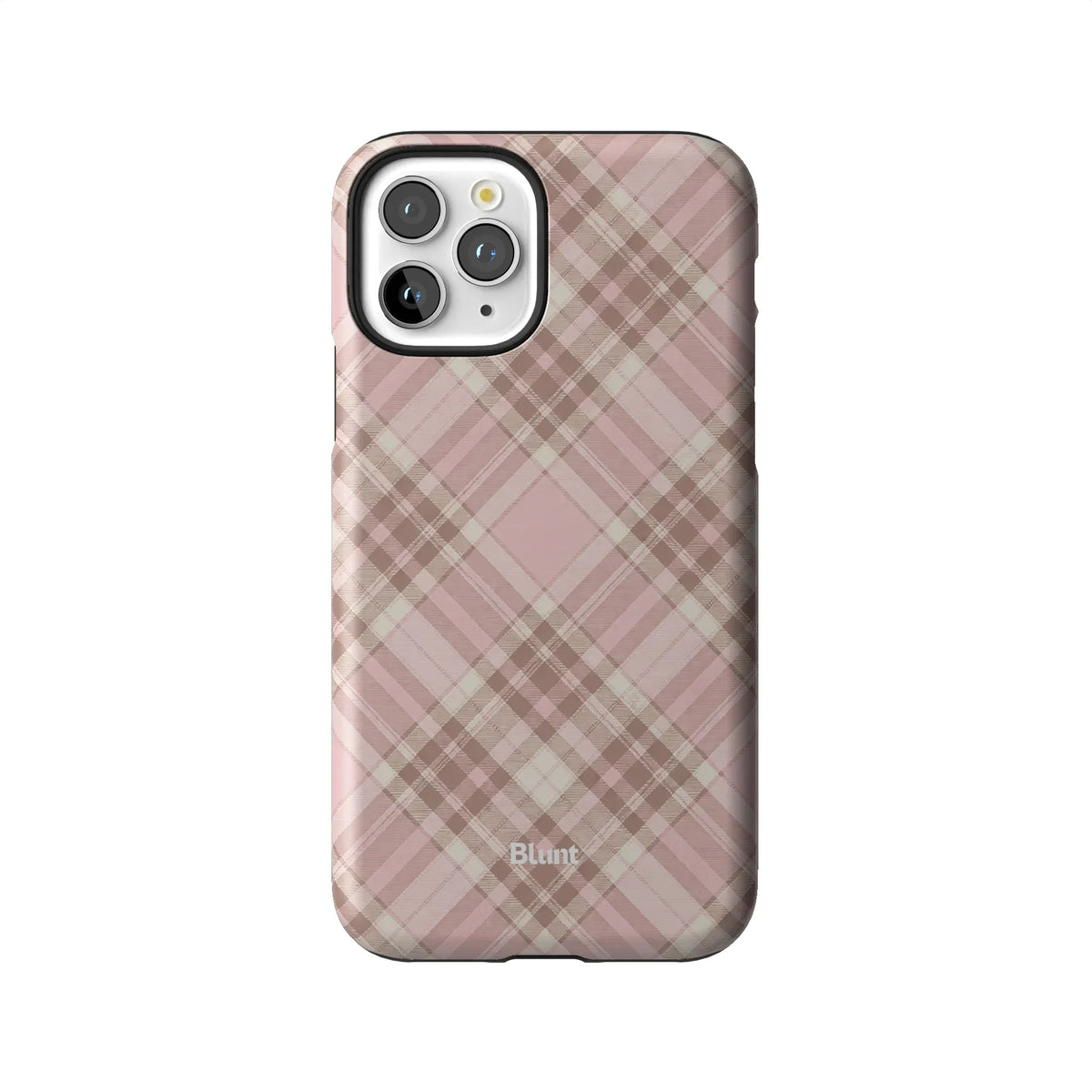 Blush Plaid iPhone Case