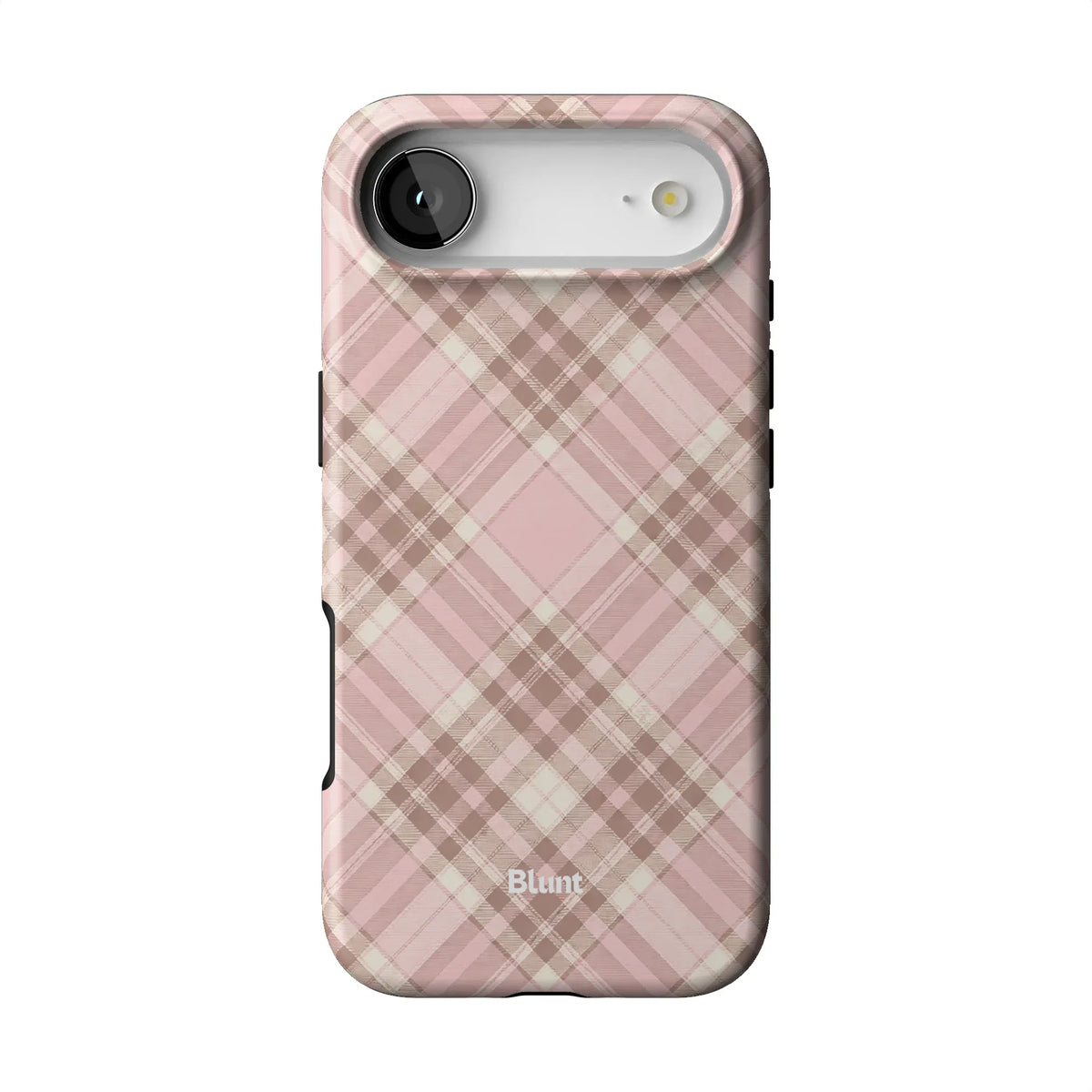 Blush Plaid iPhone Case